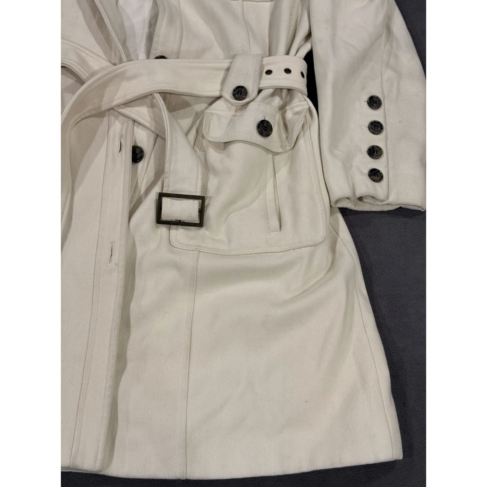 Donnybrook Trench Coat Womens 16 Beige Lined Belted Button Front Casual Outdoor - Picture 4 of 15